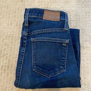 Madewell Blue high Waisted Skinny Jeans (size 26)